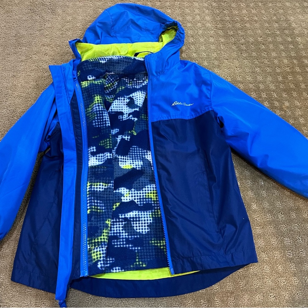 Eddie Bauer kids 3 in 1 jacket xs 5-6
